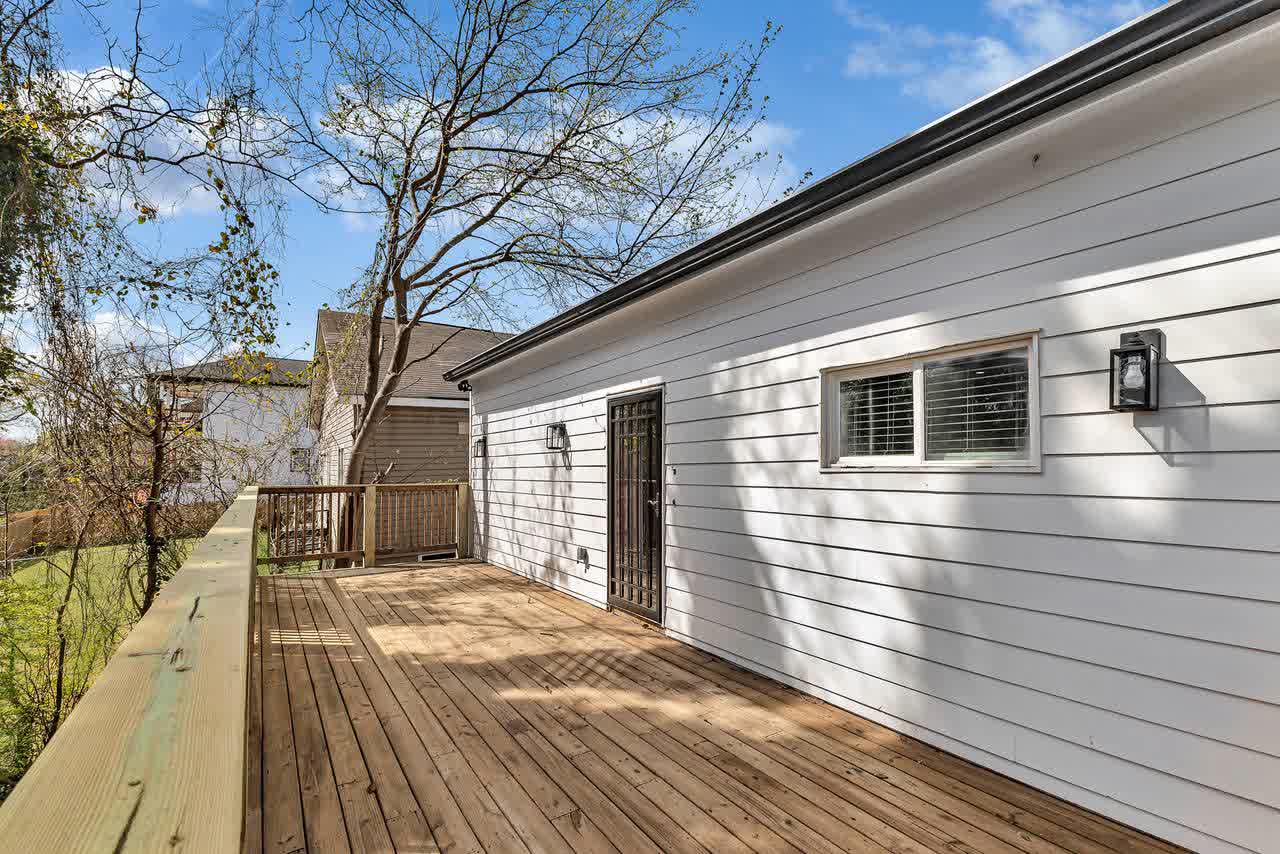 Back deck