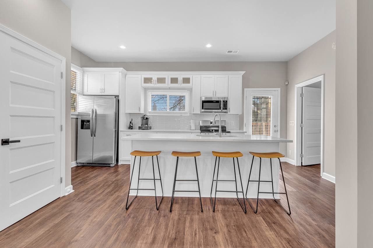 Kitchen with island seating